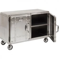 Kare Design Commodes Et Cabinets Commode Industrielle 2 Portes En Acier -Coffres et malles Soldes commode industrielle 2 portes en acier 2
