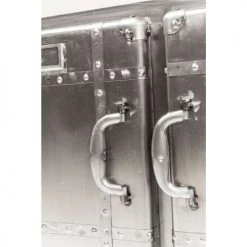 Kare Design Commodes Et Cabinets Commode Industrielle 2 Portes En Acier -Coffres et malles Soldes commode industrielle 2 portes en acier 3