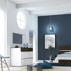 Calicosy Commodes Et Cabinets Commode Moderne 3 Tiroirs L120 Cm - Blanc 10 Calicosy Commodes Et Cabinets Commode Moderne 3 Tiroirs L120 Cm - Blanc -Coffres et malles Soldes commode moderne 3 tiroirs l120 cm blanc 2