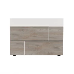 Calicosy Commodes Et Cabinets Commode Moderne 3 Tiroirs L120 Cm - Marron 11 Calicosy Commodes Et Cabinets Commode Moderne 3 Tiroirs L120 Cm - Marron -Coffres et malles Soldes commode moderne 3 tiroirs l120 cm marron 3