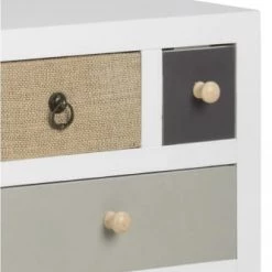 Hellin Commodes Et Cabinets Commode Moderne En Bois 11 Tiroirs L70 -Coffres et malles Soldes commode moderne en bois 11 tiroirs l70 7