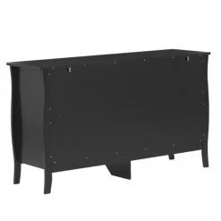 Beliani Commodes Et Cabinets Commode Noire 6 Tiroirs -Coffres et malles Soldes commode noire 6 tiroirs 4