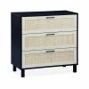 Alice's Garden Commodes Et Cabinets Commode Noire Et Cannage 80 X 40 X 80cm -Coffres et malles Soldes commode noire et cannage 80 x 40 x 80cm
