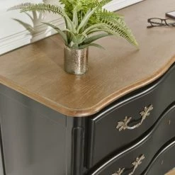 Robin Des Bois Commodes Et Cabinets Commode Patinée 3 Tiroirs Noir -Coffres et malles Soldes commode patinee 3 tiroirs noir 2