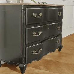 Robin Des Bois Commodes Et Cabinets Commode Patinée 3 Tiroirs Noir -Coffres et malles Soldes commode patinee 3 tiroirs noir 4