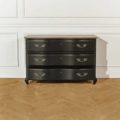 Robin Des Bois Commodes Et Cabinets Commode Patinée 3 Tiroirs Noir -Coffres et malles Soldes commode patinee 3 tiroirs noir 5