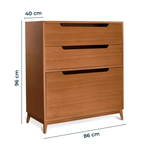 Kulile Commodes Et Cabinets Commode Peu Profonde En Chene Miel Bleu Nuit 5 Kulile Commodes Et Cabinets Commode Peu Profonde En Chene Miel Bleu Nuit – Image 3