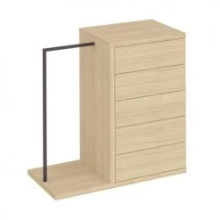 TEMAHOME Commodes Et Cabinets Commode Placage Chêne Clair -Coffres et malles Soldes commode placage chene clair 2