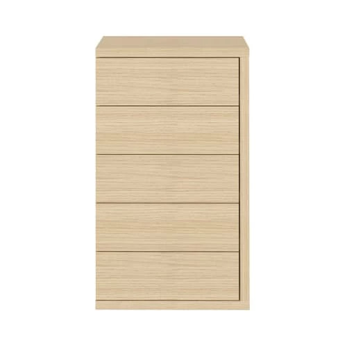 TEMAHOME Commodes Et Cabinets Commode Placage Chêne Clair 3 TEMAHOME Commodes Et Cabinets Commode Placage Chêne Clair