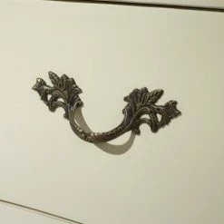 Robin Des Bois Commodes Et Cabinets Commode Plateau Chêne 2 Tiroirs Blanc -Coffres et malles Soldes commode plateau chene 2 tiroirs blanc 4