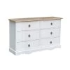 Robin Des Bois Commodes Et Cabinets Commode Plateau Chêne 6 Tiroirs Blanche -Coffres et malles Soldes commode plateau chene 6 tiroirs blanche