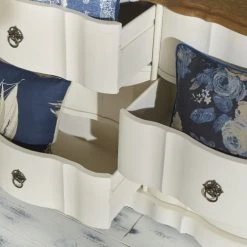 Robin Des Bois Commodes Et Cabinets Commode Plateau Chêne 6 Tiroirs Blanche -Coffres et malles Soldes commode plateau chene 6 tiroirs blanche 5