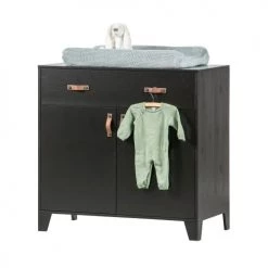 Woood Commodes Et Cabinets Commode Pour Enfant 2 Portes 1 Tiroir En Pin Massif Noir 12 Woood Commodes Et Cabinets Commode Pour Enfant 2 Portes 1 Tiroir En Pin Massif Noir -Coffres et malles Soldes commode pour enfant 2 portes 1 tiroir en pin massif noir 4