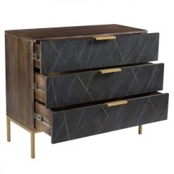 Rendez Vous Déco Commodes Et Cabinets Commode Trois Tiroirs En Ardoise 11 Rendez Vous Déco Commodes Et Cabinets Commode Trois Tiroirs En Ardoise -Coffres et malles Soldes commode trois tiroirs en ardoise 3