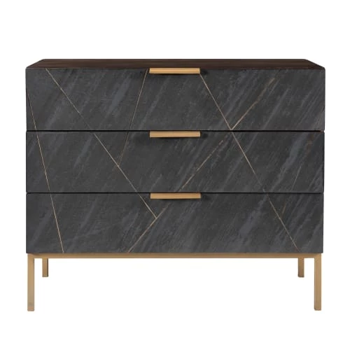 Rendez Vous Déco Commodes Et Cabinets Commode Trois Tiroirs En Ardoise 3 Rendez Vous Déco Commodes Et Cabinets Commode Trois Tiroirs En Ardoise