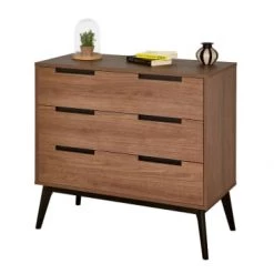 Nateo Concept Commodes Et Cabinets Commode Vintage 3 Tiroirs Noyer 8 Nateo Concept Commodes Et Cabinets Commode Vintage 3 Tiroirs Noyer -Coffres et malles Soldes commode vintage 3 tiroirs noyer 2