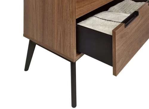 Nateo Concept Commodes Et Cabinets Commode Vintage 3 Tiroirs Noyer 6 Nateo Concept Commodes Et Cabinets Commode Vintage 3 Tiroirs Noyer – Image 4