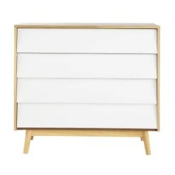 Maisons Du Monde Commodes Et Cabinets Commode Vintage 4 Tiroirs Blanche -Coffres et malles Soldes commode vintage 4 tiroirs blanche fjord 1000 10 30 138815 3