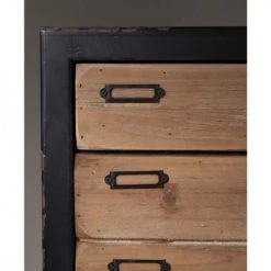 Dutchbone Commodes Et Cabinets Commode Vintage Bois 3 Tiroirs M Bois Massif -Coffres et malles Soldes commode vintage bois 3 tiroirs m bois massif 2