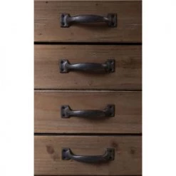 Dutchbone Commodes Et Cabinets Commode Vintage Bois 4 Tiroirs L Bois Massif -Coffres et malles Soldes commode vintage bois 4 tiroirs l bois massif 5