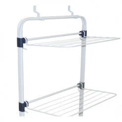 Urban Living Aménagements De Placard Et De Dressing Étendoir à Linge De Porte Pliable 54x32x94cm -Coffres et malles Soldes etendoir a linge de porte pliable 54x32x94cm 2