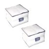 Casâme Aménagements De Placard Et De Dressing Housse De Protection Cousue - Lot De 2 - Transparent -Coffres et malles Soldes housse de protection cousue lot de 2 transparent