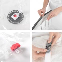 Compactor Aménagements De Placard Et De Dressing Housse De Rangement Sous Vide 45 X 65 X H.15.5 Cm -Coffres et malles Soldes housse de rangement sous vide 45 x 65 x h 15 5 cm 3