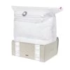 Compactor Aménagements De Placard Et De Dressing Housse De Rangement Sous Vide 65x50cm - Lot De 5 -Coffres et malles Soldes housse de rangement sous vide 65x50cm lot de 5