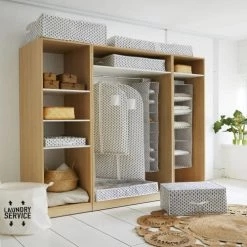 Compactor Aménagements De Placard Et De Dressing Housse Pour Vêtements 60x100cm -Coffres et malles Soldes housse pour vetements 60x100cm 11