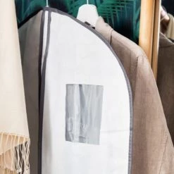 Compactor Aménagements De Placard Et De Dressing Housse Pour Vêtements 60x137cm -Coffres et malles Soldes housse pour vetements 60x137cm 3