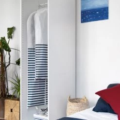 Compactor Aménagements De Placard Et De Dressing Housse Pour Vêtements H100cm -Coffres et malles Soldes housse pour vetements h100cm 15