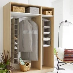 Compactor Aménagements De Placard Et De Dressing Housse Pour Vêtements H135cm -Coffres et malles Soldes housse pour vetements h135cm 3