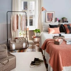 Compactor Aménagements De Placard Et De Dressing Housse Pour Vêtements H137cm -Coffres et malles Soldes housse pour vetements h137cm 4