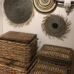 Kaemingk Coffres Et Malles Lot De 2 Malles En Jacinthe D'eau -Coffres et malles Soldes lot de 2 malles en jacinthe d eau 2