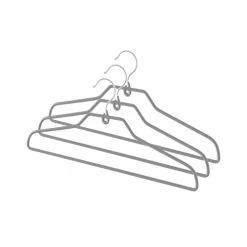 Compactor Aménagements De Placard Et De Dressing Lot De 3 Cintres Antiglisse 40,3x0,5xH17,7cm