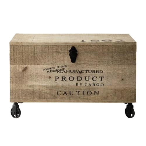 Maisons Du Monde Coffres Et Malles Malle à Roulettes En Bois L 70 Cm 3 Maisons Du Monde Coffres Et Malles Malle à Roulettes En Bois L 70 Cm