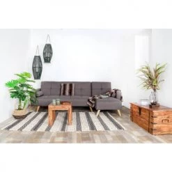 Coffres et malles Soldes -Coffres et malles Soldes malle de rangement en bois massif acacia 100x45x40cm 1