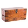 Wadiga Coffres Et Malles Malle De Rangement En Bois Massif Acacia 60x30x30cm