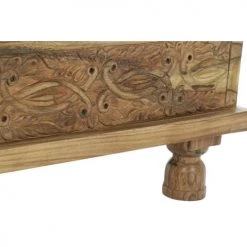 Wadiga Coffres Et Malles Malle De Rangement En Bois Massif Acacia Sur Pieds 90x41x45cm -Coffres et malles Soldes malle de rangement en bois massif acacia sur pieds 90x41x45cm 3