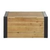 Maisons Du Monde Coffres Et Malles Malle En Bois De Sapin Et Métal Noir -Coffres et malles Soldes malle en bois de sapin et metal noir 1000 16 18 225436 1