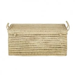 Maisons Du Monde Coffres Et Malles Malle En Fibre De Palmier Tressée Marron