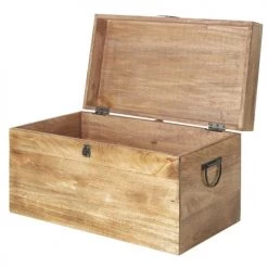 Maisons Du Monde Coffres Et Malles Malle En Manguier Motif Carte Du Monde En Relief -Coffres et malles Soldes malle en manguier motif carte du monde en relief 1000 8 11 190374 3