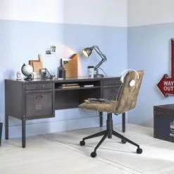 Maisons Du Monde Coffres Et Malles Malle En Toile Bleue -Coffres et malles Soldes malle en toile bleue 1000 2 33 142836 13