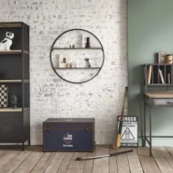 Maisons Du Monde Coffres Et Malles Malle En Toile Bleue -Coffres et malles Soldes malle en toile bleue 1000 2 33 142836 14