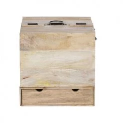 Maisons Du Monde Coffres Et Malles Malle Secrétaire 5 Tiroirs Marron