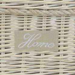 Aubry Gaspard Coffres Et Malles Malles Carrées En Osier Blanchi (lot De 3) -Coffres et malles Soldes malles carrees en osier blanchi lot de 3 2