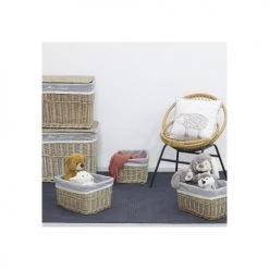 Coffres et malles Soldes -Coffres et malles Soldes malles et corbeilles en osier lot de 5 1