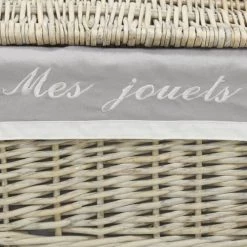 Aubry Gaspard Coffres Et Malles Malles Et Corbeilles En Osier (lot De 5) -Coffres et malles Soldes malles et corbeilles en osier lot de 5 3