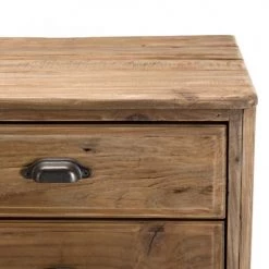 MACABANE Commodes Et Cabinets Meuble 2 Tiroirs 2 Portes Avec Faux Tiroirs En Pin Recyclé -Coffres et malles Soldes meuble 2 tiroirs 2 portes avec faux tiroirs en pin recycle 3