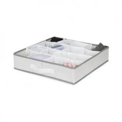 Compactor Aménagements De Placard Et De Dressing Organisateur De Tiroir 16 Compartiments 40x40cm -Coffres et malles Soldes organisateur de tiroir 16 compartiments 40x40cm 4